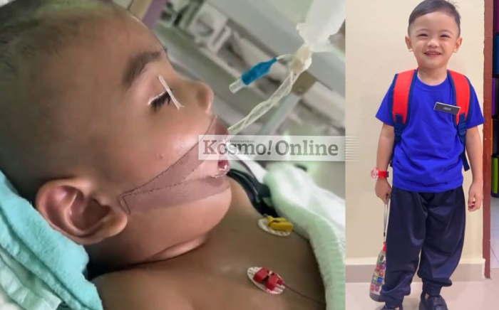 "Umar bangunlah sayang,"- Anak usia 4 tahun terlantar selepas lemas dalam kolam