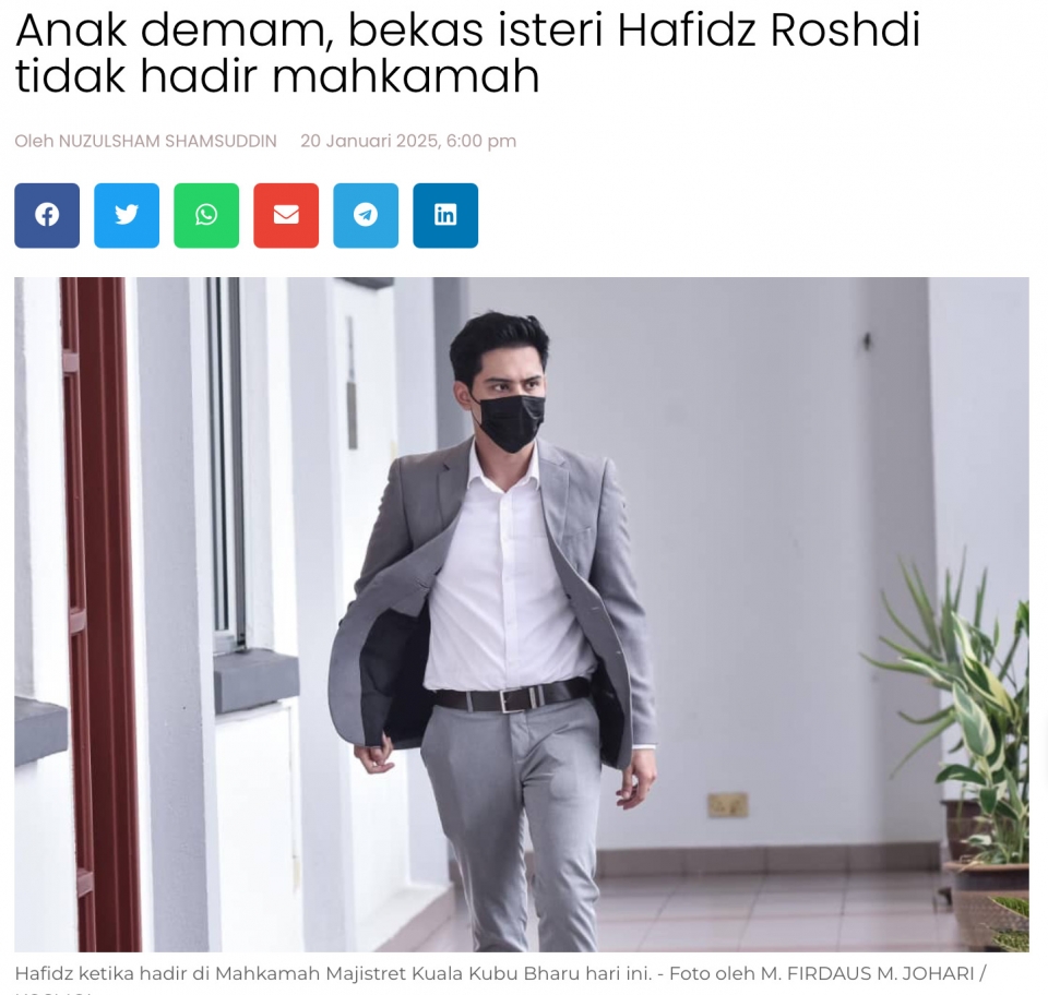 Hafidz Roshdi vs. Ngai sambung Mei depan