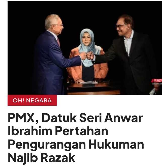 Saya juga melalui neraka itu dan kurungan bersendirian..PMX pertahan pengurangan hukuman Najib Razak