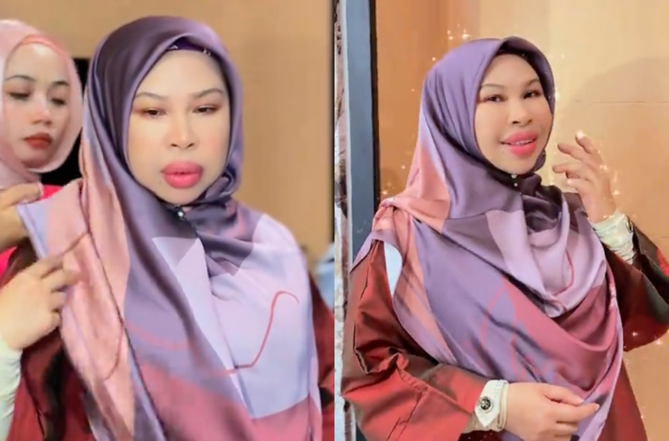 “Nampak Macam Anzalna” – DSV Dipuji Cantik Bertudung Bawal