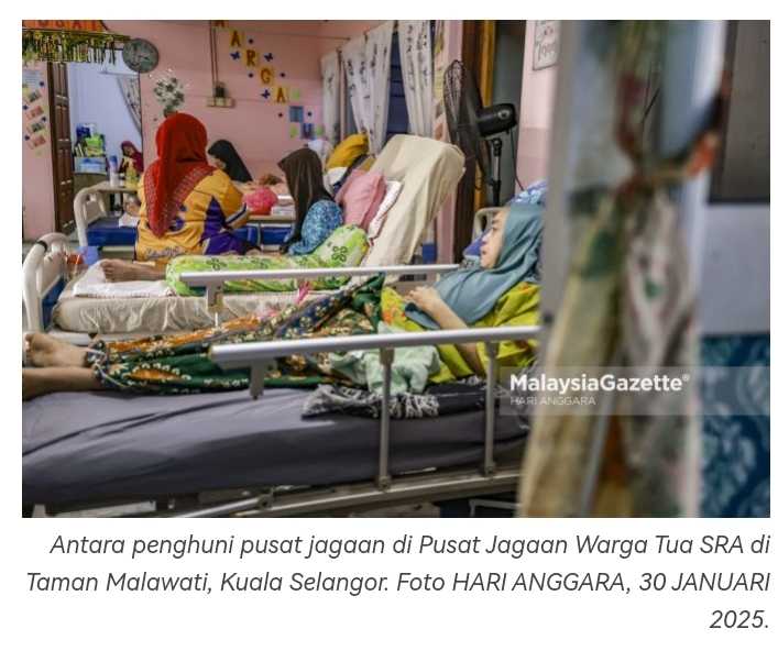 Lembaga Zakat Selangor memotong peruntukan 27 penghuni RM800 sebulan berbanding RM1,850, 34 warga emas uzur bakal diusir dari pusat jagaan Mei ini