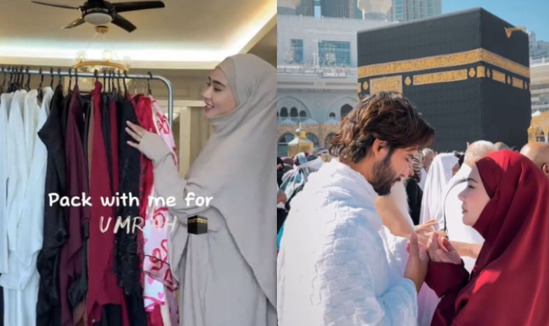 Nak pegi holiday ke umrah? Bukan main banyak baju Wawa Zainal bawa