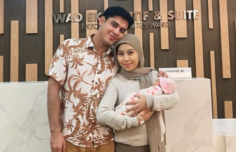 Isteri Hafidz Roshdi dah selamat beranak