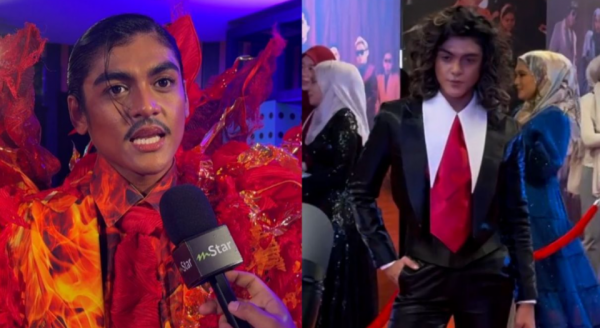 Agy pakai baju lelaki lah! Yang kecam tu tak tahu fesyen!