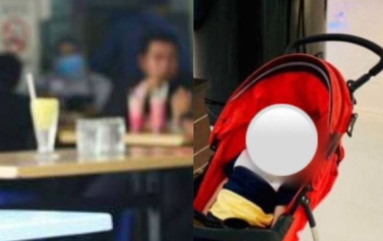 Bengang tengok mak bapak selamba makan- biarkan bayi menangis, bising dalam kedai makan