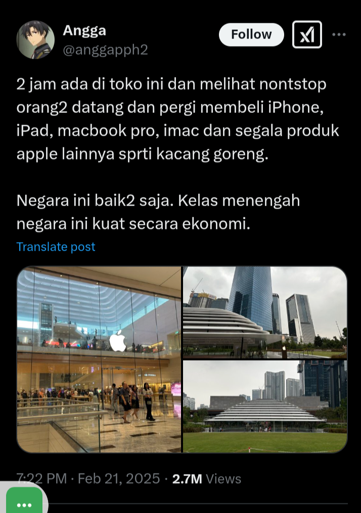 Pelancong Indonesia Terkesima Lihat Rakyat Malaysia Berbondong Bondong Beli Produk Apple Tak Putus Putus Sepanjang 2 Jam Pemerhatiannya