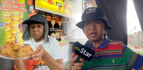 "Tak kan Lando nak santau saya pula" Jumpa banyak duit syiling depan gerai bukan gimik, Amir Raja Lawak jadi tak semangat niaga