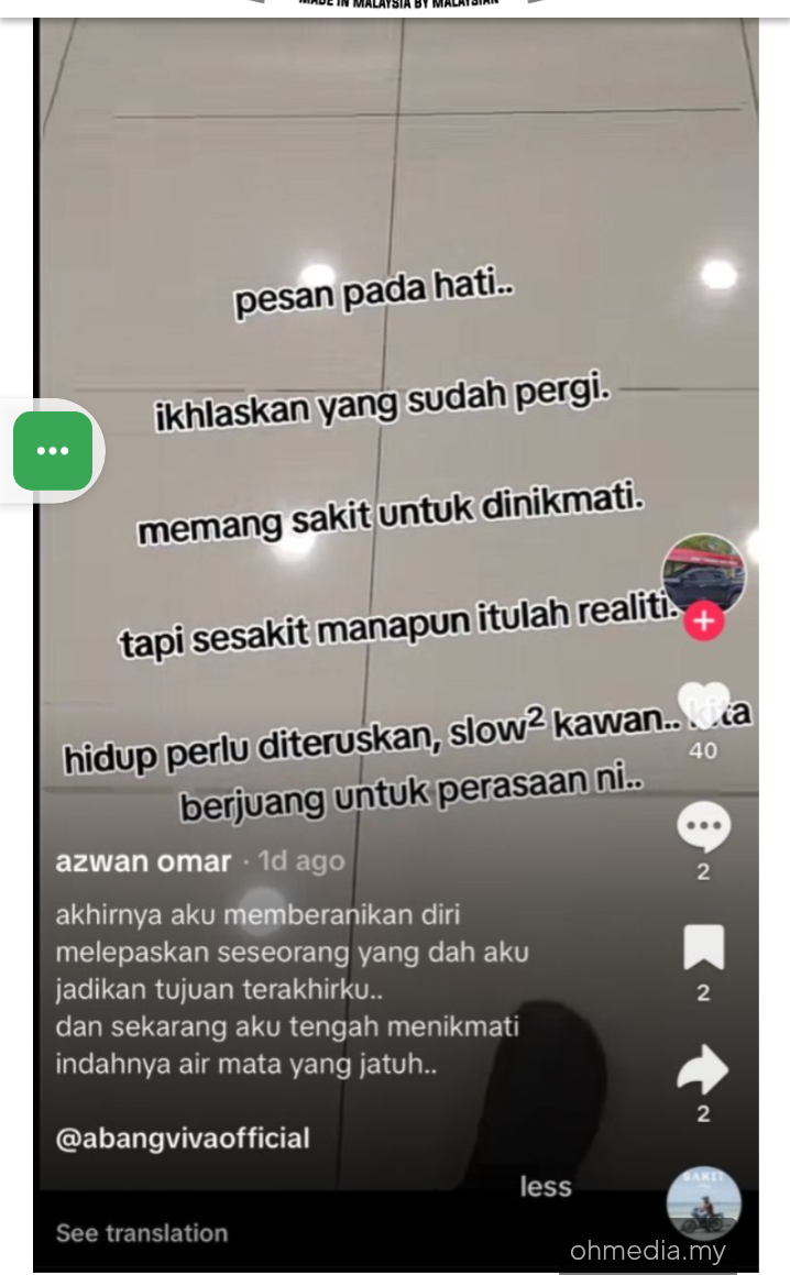 Tak Bertahan Demi Cinta:Abang Viva Sahkan Sudah Bercerai?