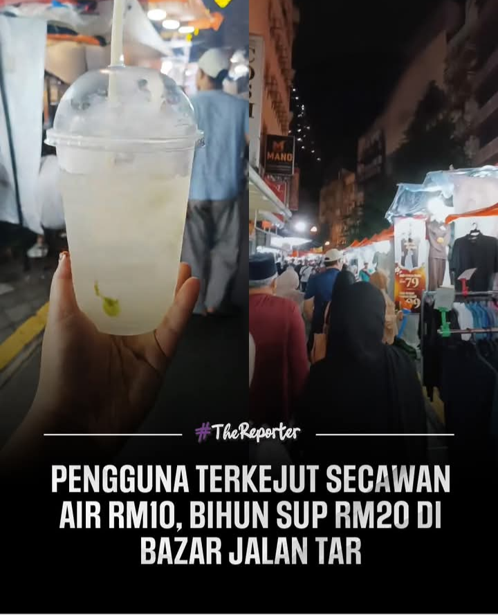 Bihun sup Rm20,Air Rm10 di Jalan TAR.apa yang berlaku?