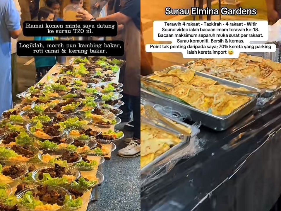 Surau T20 di Elmina Gardens sedia ‘hidangan mewah’ untuk moreh