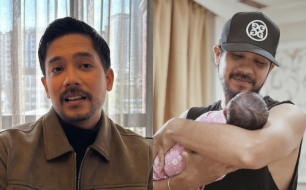 Hafeez Mikail tak nak tunjuk muka anak, takut sangat kena ain