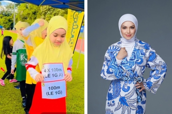 Siti Nurhaliza latih Aafiyah cabar kemampuan diri sertai olahraga, ke mana tumpahnya kuah, kalau tidak ke nasi
