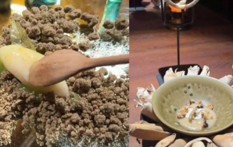 Orang kaya sanggup bayar, pencuci mulut tahi gajah berharga RM2,300