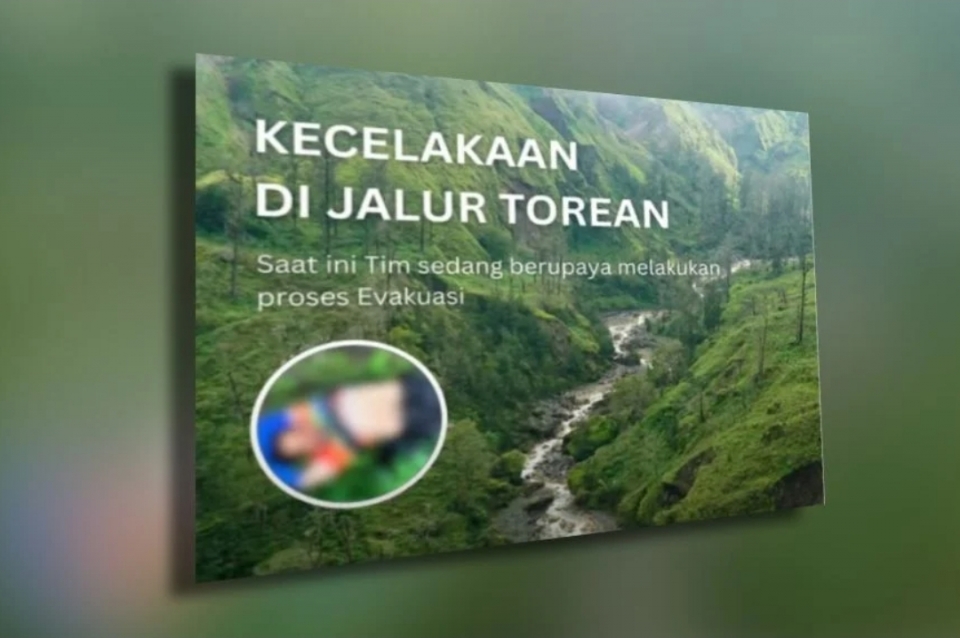 Pendaki Malaysia jatuh di laluan Gunung Rinjani, SAR sedang dijalankan