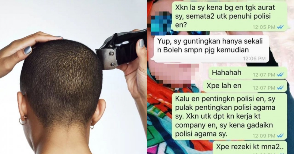 Botakkan kepala dulu, baru dapat kerja