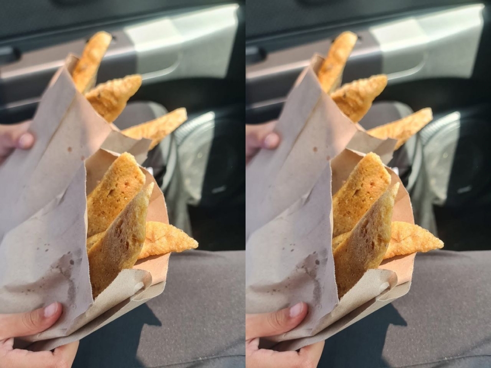 Keropok lekor tu 3 keping RM1 atau 5 keping RM2?