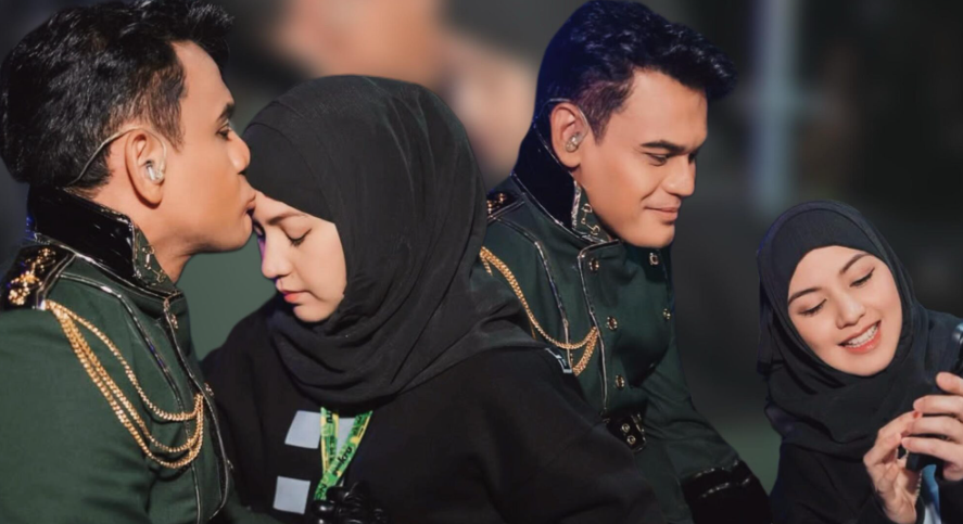 Lisa Surihani setia duduk tepi pentas, jaga Yusry