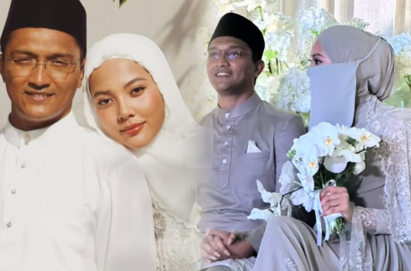Ikut jejak Neelofa, Aisyah Aziz bersanding pakai purdah