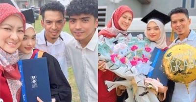 Abby Abadi rai konvokesyen anak tiri raih perhatian warganet. 'Impian seorang ibu, ini yang dia perlukan...'