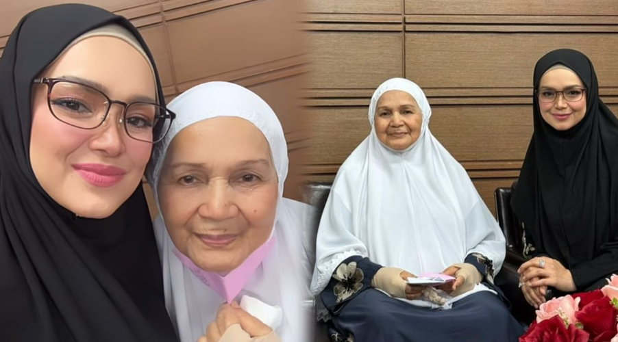 Mak Salmah berangkat pergi haji, Siti Nurhaliza minta doakan