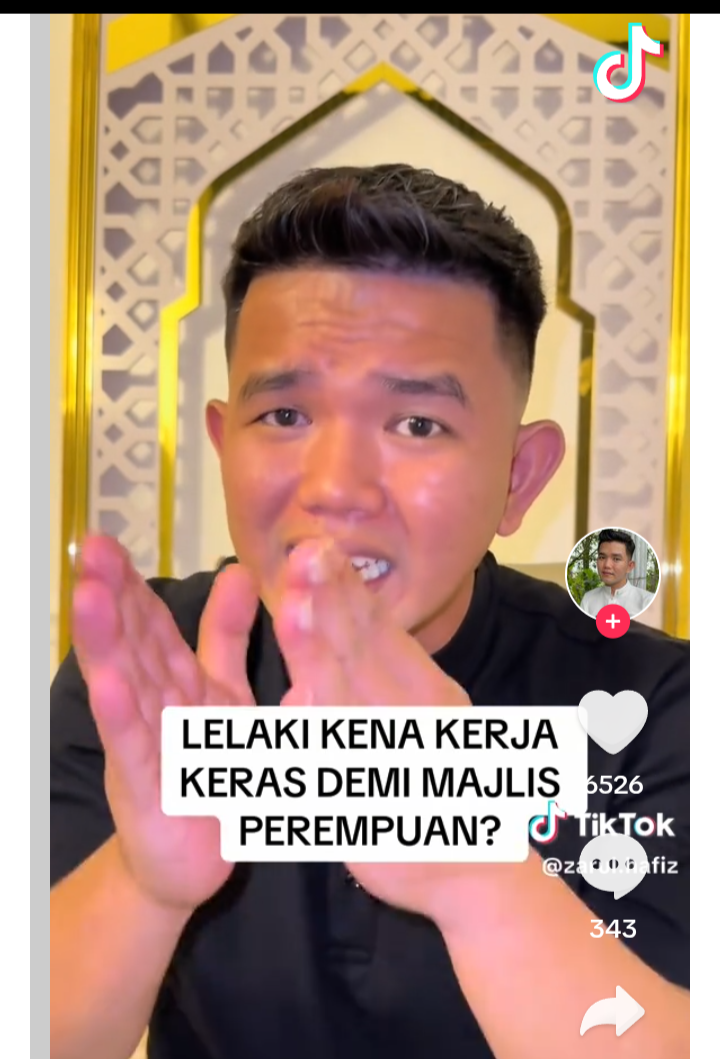 Lelaki ini kata Lelaki Tak Perlu Tanggung Majlis Kahwin Belah Perempuan.Anda tak setuju?