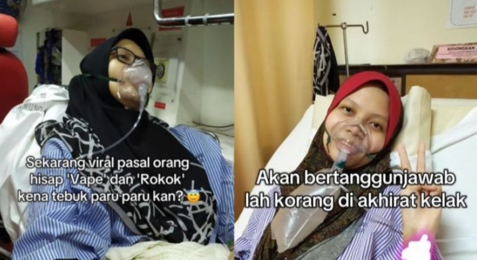 Dikelilingi ramai perokok, wanita tak merokok tanggung derita 4 kali paru-paru kena tebuk