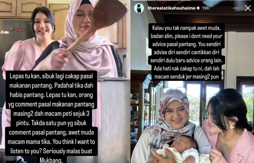 Lauk asam pedas ikan pari masakan ibu dipertikai, Atikah Suhaime gelar netizen ‘senduk’