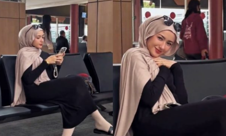 Hannah Delisha dipuji pandai jaga aurat, siap pakai stokin