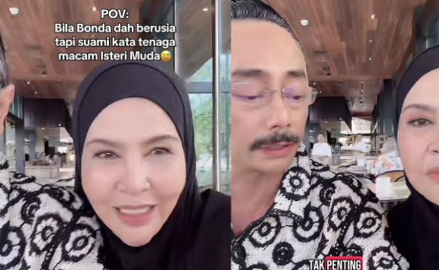 Suami Puji Tenaga Dimiliki Bonda Rozita Ibrahim – ‘Umur Tua Tapi Dalaman Awak Sihat’