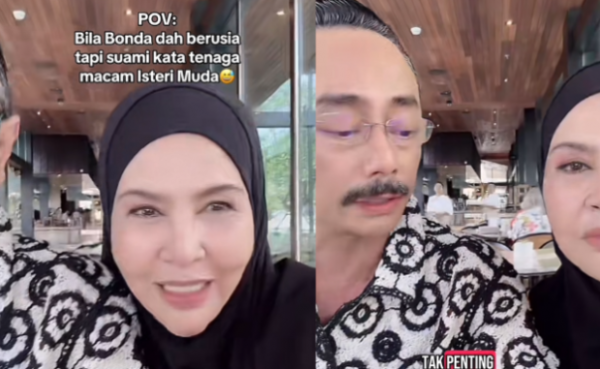 Suami Puji Tenaga Dimiliki Bonda Rozita Ibrahim – ‘Umur Tua Tapi Dalaman Awak Sihat’