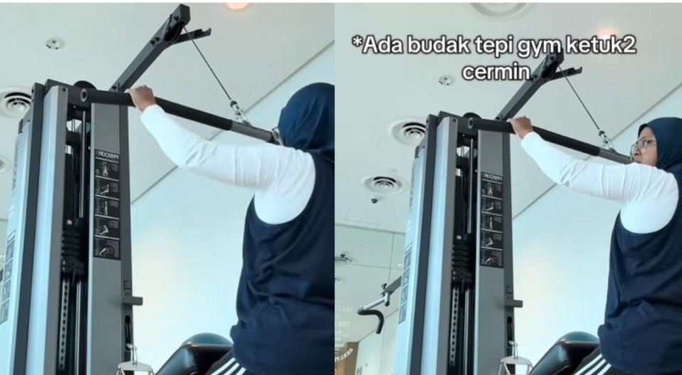 Geram ditunjuk isyarat lucah, wanita tengah main gim kejar budak lelaki sampai ke kolam - “Mak tak ajar, biar makcik ajarkan”