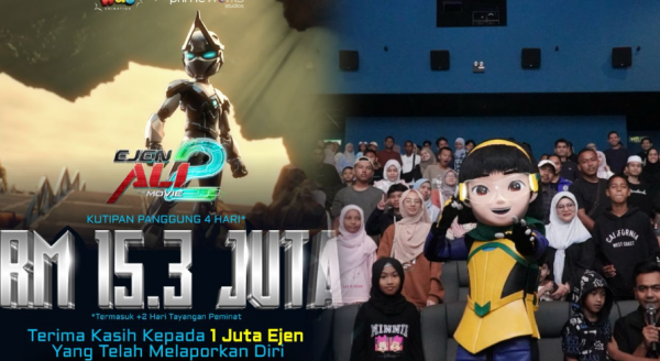 Ejen Ali The Movie 2 kutip RM15.3 juta selepas 4 hari tayangan