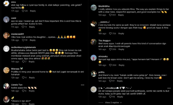 Ryzal Ibrahim Nasihat Anak Jangan Ada Stigma Pada Warna Kulit – ‘Tak Boleh Cakap Brown Or Black Tu Tak Cantik’