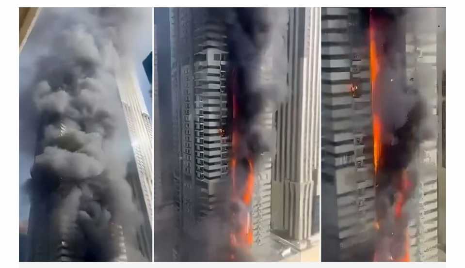 Menara 67 tingkat di Dubai terbakar, lebih 3,800 dipindahkan