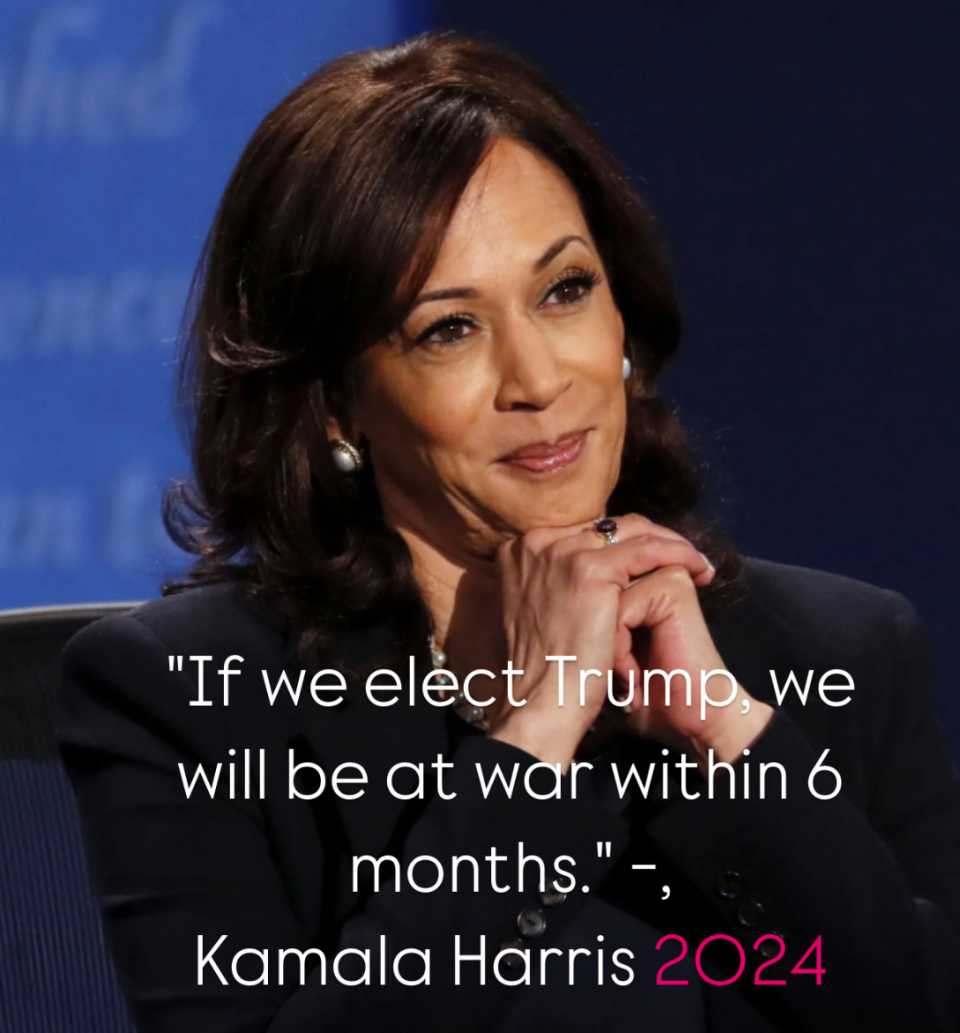 Amerika perang lagi, Acik Kamala tersenyum sinis