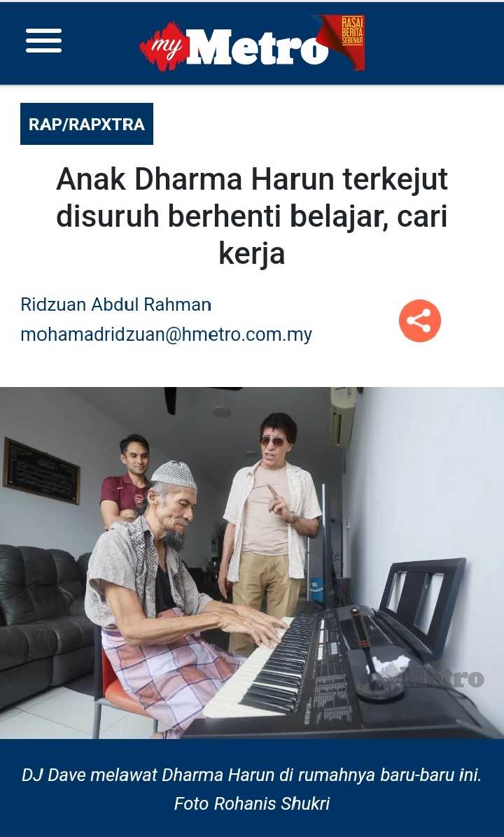 Syafiq Dharma terkejut disuruh berhenti belajar,cari kerja