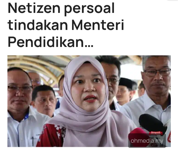 Video tular Menteri Pendidikan minta pelajar nyanyi ‘Happy Birthday’ untuk PMX.Netizen terbelah dua