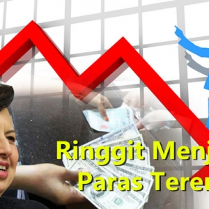 Ringgit menjunam paras terendah dalam 10 tahun