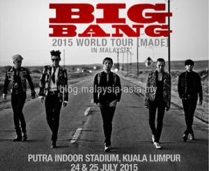 Kumpulan K-Pop, BigBang Bakal Gegar Stadium Putra Bukit Jalil Minggu Ini