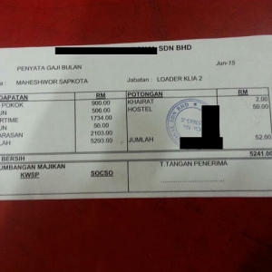 Masyarakat Terkejut Gaji Pekerja Bangladesh RM5,000