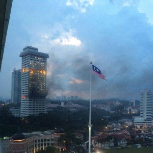 Ibu Pejabat PDRM Bukit Aman Terbakar