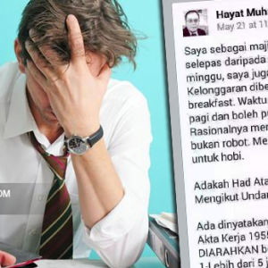 Saya Tak Ganggu Staf Selepas Pukul 5 Petang - Majikan