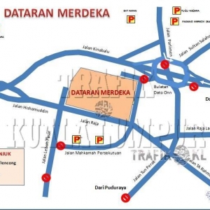 Lencongan Dan Penutupan Jalan Sempena Perarakan Merdeka