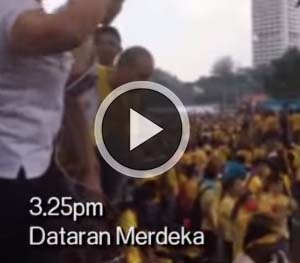 Laporan Khas Bersih 4.0 : Peserta Mula Membanjiri Dataran Merdeka