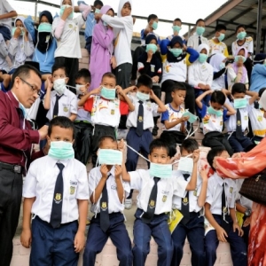 Jerebu: Sekolah KL,Selangor, Putrajaya, N.Sembilan, Melaka di arah tutup