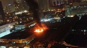 Hangus Musnah, Pasar Lama Chow Kit Terbakar Malam Tadi