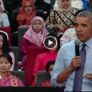 [Siaran Langsung] Dialog Obama Di Hadapan 500 Pelajar