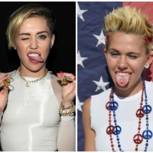 Gadis Ini 'Feeling' Seperti Miley Dengan Gaya & Fesyen Serupa