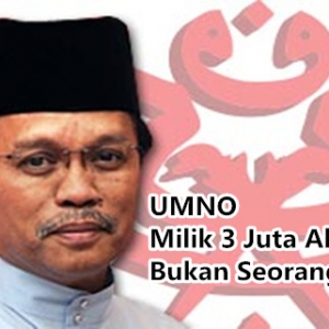 UMNO Bukan Milik Seorang Ahli Saja Tapi 3 Juta - Shafie Apdal