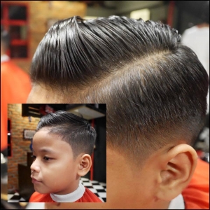 Gaya Rambut Anak Lelaki Boleh Kalah Si Ayah